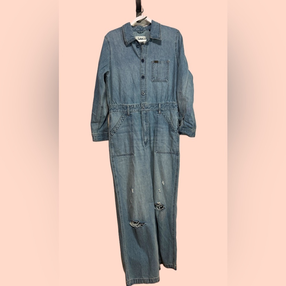 Lee Vintage Modern Comfy Denim Union-Alls NWT Lg